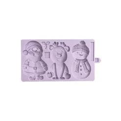 Moule Silicone*KAREN DAVIES Moule en Silicone 3 Personnages de Noël