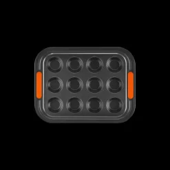 Moule Anti-adhésif|Moules À Gâteaux*LE CREUSET Moule Mini-Muffins Antiadhésif 12 Empreintes 30,3 x 22,7 cm