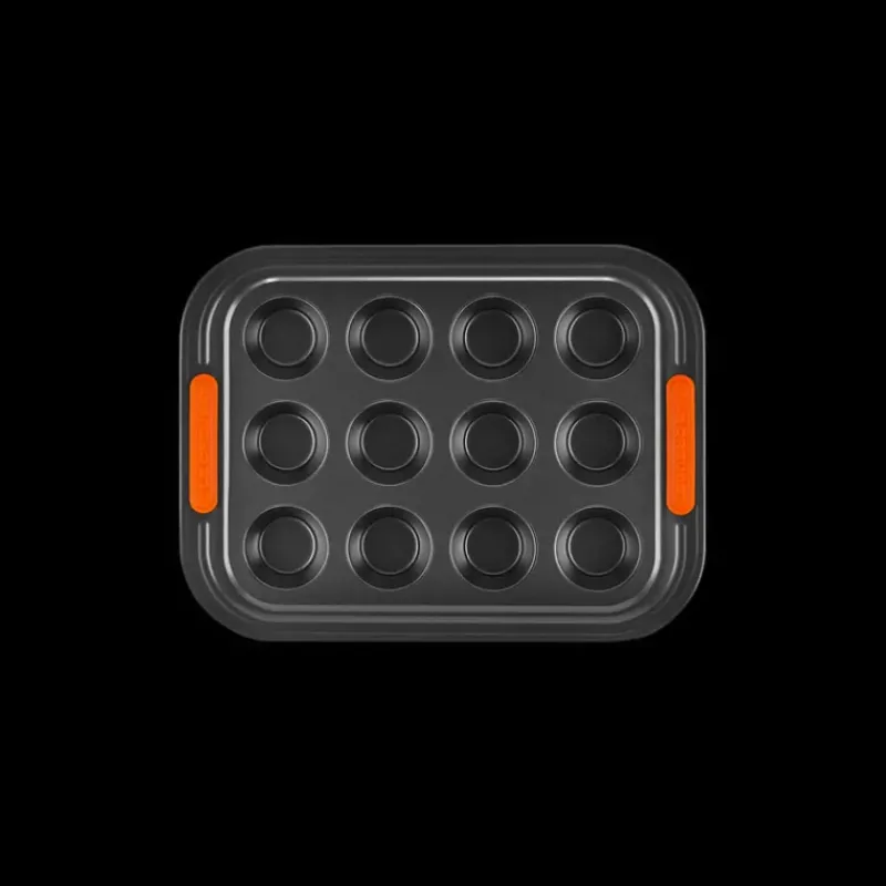 Moule Anti-adhésif|Moules À Gâteaux*LE CREUSET Moule Mini-Muffins Antiadhésif 12 Empreintes 30,3 x 22,7 cm