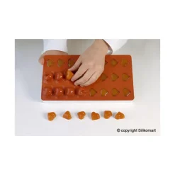 Moule Silicone*SILIKOMART Moule Pâte de Fruit Ananas 24 empreintes 9ml Professional