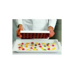Moule Silicone*SILIKOMART Moule Pâte de Fruit Coeur 24 empreintes 8ml Professional