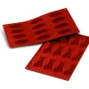 Moule Silicone*SILIKOMART Moule Silicone 12 Barquettes 7,2 x 3 cm