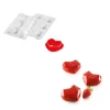 Moule Silicone*SILIKOMART Moule Silicone 6 Coeurs Origami 82,6 x 74 x h35 mm 110ml Professional