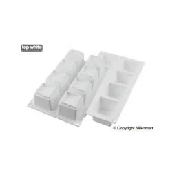 Moule Silicone*SILIKOMART Moule Silicone 8 Cubes Kuadro 6 x 6 cm 150ml Professional