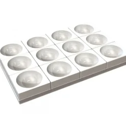 Moule Silicone|Moules À Gâteaux*SILIKOMART Moule Silicone 12 Demi-Sphères 11,5 x H 5,75 cm Professional