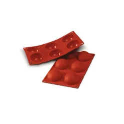Moule Silicone|Moules À Gâteaux*SILIKOMART Moule Silicone 6 Demi-sphères 7 cm x H 3,5 cm