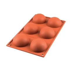 Moule Silicone|Moules À Gâteaux*SILIKOMART Moule Silicone 6 Demi-sphères 7 cm x H 3,5 cm