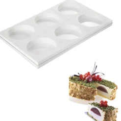 Moule Silicone*SILIKOMART Moule silicone 6 empreintes rondes Ø160 mm