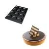 Moule Silicone|Moules À Gâteaux*SILIKOMART Moule Silicone 12 Fonds de Tarte Biscuit Ø12 x 2,2 cm 120ml Professional