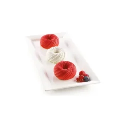 Moule Silicone|Moules À Gâteaux*SILIKOMART 3D DESIGN Moule Silicone 6 Intreccio Ø 7,5 cm x H 3,5 cm