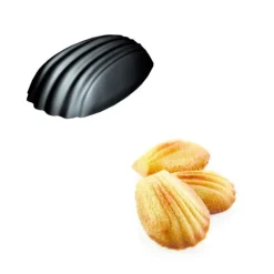 Moule Silicone|Moules À Gâteaux*SILIKOMART Moule Silicone 78 Madeleines 4,65 x 3,3 x 1,45 cm 11ml Professional