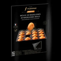 Moule Anti-adhésif|Moule Silicone*FLEXIPAN DEMARLE Moule Silicone 20 Madeleines 8 x 4,5 cm