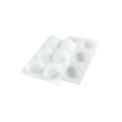 Moule Silicone|Moules À Gâteaux*SILIKOMART Moule Silicone 6 Marrons 110ml Professional