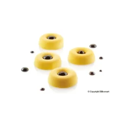 Moule Silicone*SILIKOMART Moule Silicone 77 Mini Savarins Ø4,1 x H1,2 cm 12ml Professional