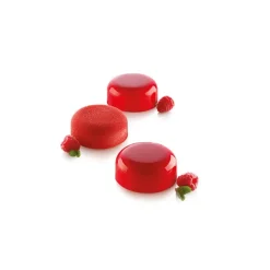 Moule Silicone|Moules À Gâteaux*SILIKOMART Moule Silicone 6 Minis Moules à Manqué Ø67 x h27 mm 90ml Professional