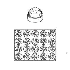 Moule Silicone|Moules À Gâteaux*PAVONI Moule Silicone 20 Noisettes 65 ml Cédric Grolet