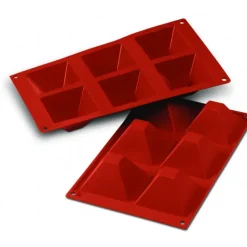 Moule Silicone*SILIKOMART Moule Silicone 6 Pyramides 7,1 cm x H 4 cm