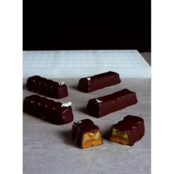 Moules À Chocolat|Moule Silicone*PAVONI Moule Silicone Barre Snack 9 x 3 cm x H 1,9 cm (x15)