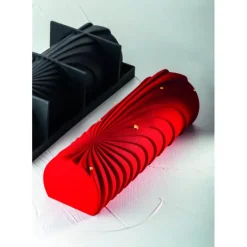 Moule Silicone|Moules À Gâteaux*PAVONI Moule Silicone Bûche Comète 25 x 8,8 cm x H 7,3 cm