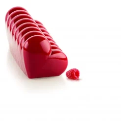 Moule Silicone|Moules À Gâteaux*SILIKOMART Moule Silicone Bûche Cœur 24,8 x 8,8 x H 8 cm