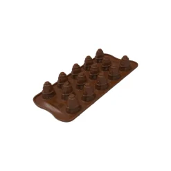 Moules À Chocolat|Moule Silicone*SILIKOMART Moule Silicone Bonhomme de Neige Chocolat Ø 2,6 x H 3,5 cm Easy Choc (x14)