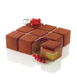 Moule Silicone*SILIKOMART Moule Silicone Carré Cubik 17,2 cm Professional