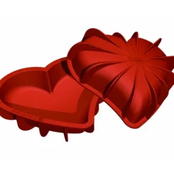 Moule Silicone*SILIKOMART Moule Silicone Coeur bombé professionnel 205 x 186 mm