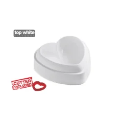 Moule Silicone*SILIKOMART Moule silicone Coeur Bombé 170 mm Professional