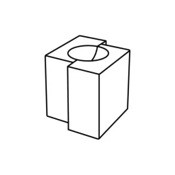 Moule Silicone*PAVOFLEX Moule Silicone Cube Tekno 5,8 x 5 cm x H 5 cm (x24)