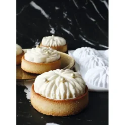 Moule Silicone|Moules À Gâteaux*SCRAPCOOKING Moule Silicone 3D Pochage Saint-Honoré Ø7 cm (x6)