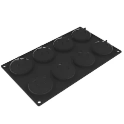 Moule Silicone*PAVOFLEX Moule Silicone Frisbee Ø 6 cm x H 2,8 cm (x8)