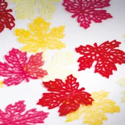 Moules À Chocolat|Décoration Comestible*PAVONI Moule Silicone Gourmand Feuille d'Erable 6,6 x 6,2 x H 0,2 cm (x8)