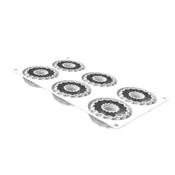 Moule Silicone*SILIKOMART Moule Silicone Kaleido Ø 7,5 x H 2,5 cm (x6)