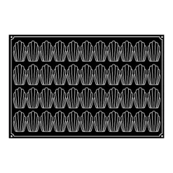 Moule Silicone|Moules À Gâteaux*PAVOFLEX Moule Silicone Madeleine 7,8 x 4,5 cm x H 1,8 cm (x44)