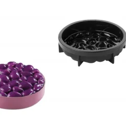 Moules À Gâteaux|Moule Silicone*PAVONI Moule Silicone Rond Rocky Ø 18 x H 5 cm