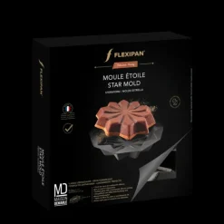 Moule Anti-adhésif|Moule Silicone*FLEXIPAN DEMARLE Moule Silicone Étoile Ø 28 cm