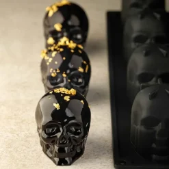 Moule Silicone*PAVOFLEX Moule Silicone Tête de Mort 5 x 7 cm x H 6 cm (x16)