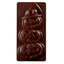 Moules À Chocolat*PAVONI Moule Tablette Chocolat Citrouille Halloween 15,4 x 7,7 cm