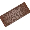 Moules À Chocolat*CHOCOLATE WORLD Moule Tablette Chocolat Happy Easter 11,8 x 5 cm (x4)