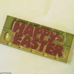 Moules À Chocolat*CHOCOLATE WORLD Moule Tablette Chocolat Happy Easter 11,8 x 5 cm (x4)