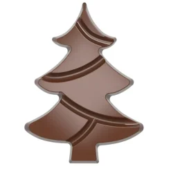 Moules À Chocolat*CHOCOLATE WORLD Moule Tablette Chocolat Sapin 9,7 cm (x4)