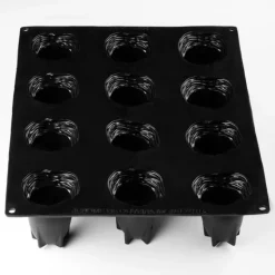 Moule Silicone*PAVONI Moule Œuf de Pâques Mono Ø 7 × H 7,2 cm (x12)