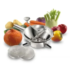 Presse Purée Et Moulin Légumes*La Bonne Graine Moulin à légumes 24 cm Inox 3 grilles