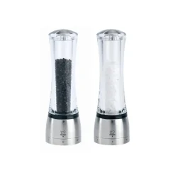 Moulin*PEUGEOT Moulin à Poivre Daman U'Select 21 cm Transparent-Inox