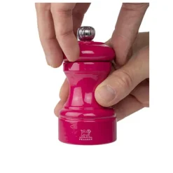 Moulin*PEUGEOT Moulin à Sel Bistro 10 cm Rose Bonbon