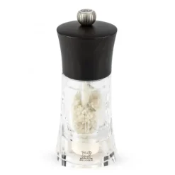 Moulin*PEUGEOT Moulin à Sel Humide Oléron 14 cm Transparent-Chocolat
