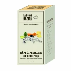 Râpes À Fromage*La Bonne Graine Moulin Râpe à fromage inox 3 tambours