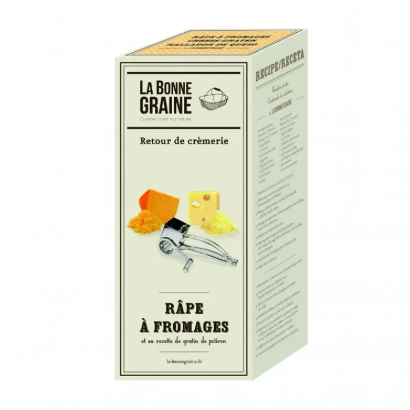 Râpes À Fromage*La Bonne Graine Moulin Râpe à Fromage inox 1 tambour