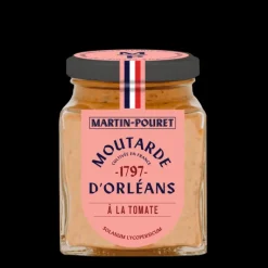 Moutarde*MARTIN POURET Moutarde d'Orléans à la Tomate 95g