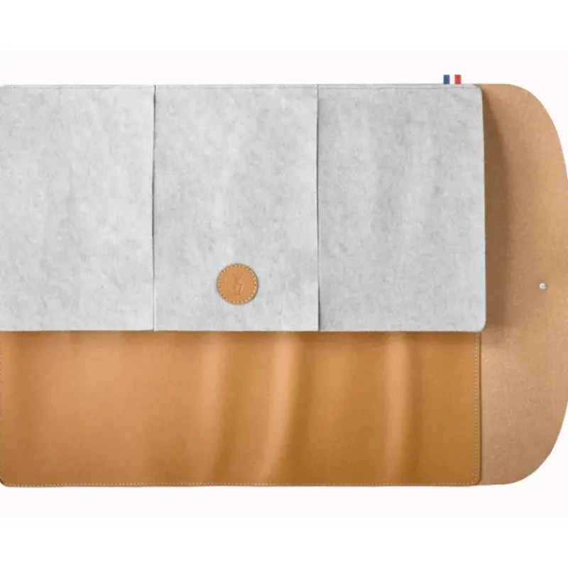 Rangement Couteaux*OPINEL Natte pour 8 Couteaux en Cuir Collection France